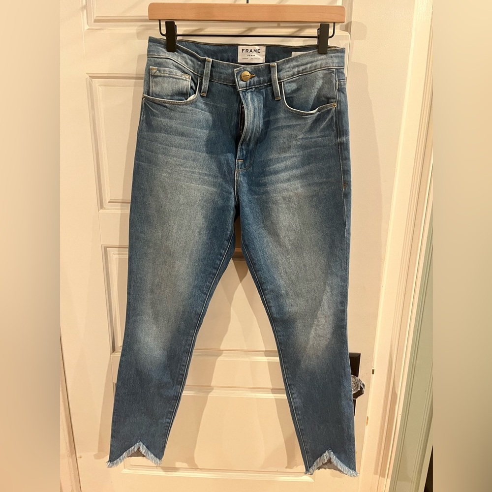 Frame Ali high rise cigarette Jean